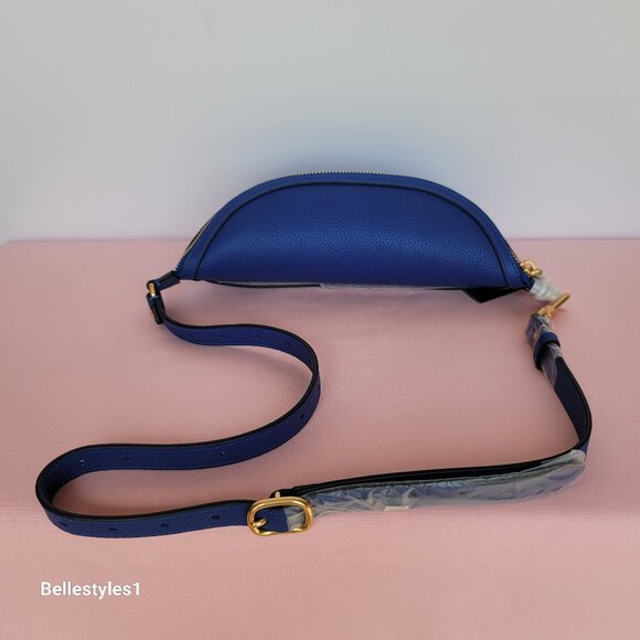 KATE SPADE Belt Bag Gramercy Medium Pebbled Leather – Blueberry color ⭐ - Picture 10 of 16